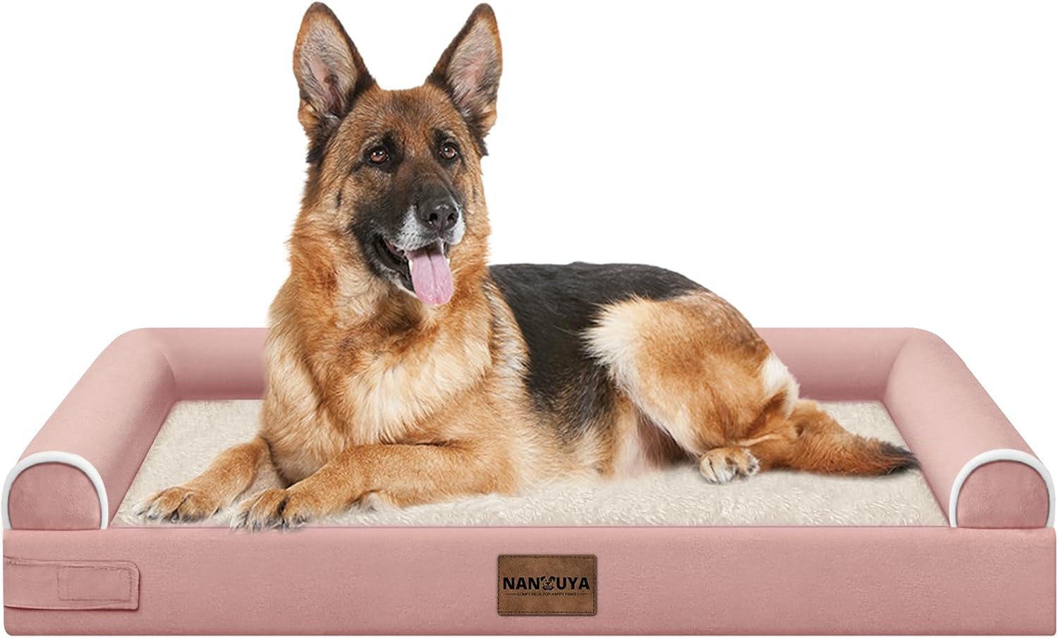Large Dog Bed Orthopedic Washable: Beds Bolster XL Bed Large Big Dogs Memory Foam Couch Sofa Waterproof with Removable Cover