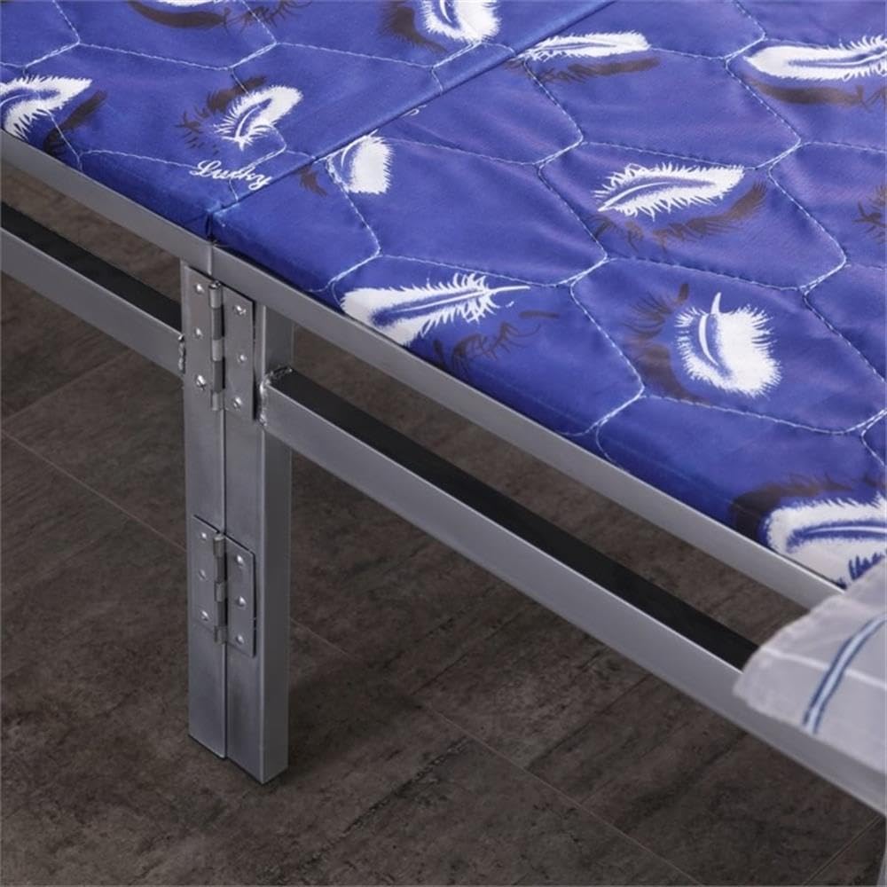 Hodedah Import Folding Bed, Twin, Silver