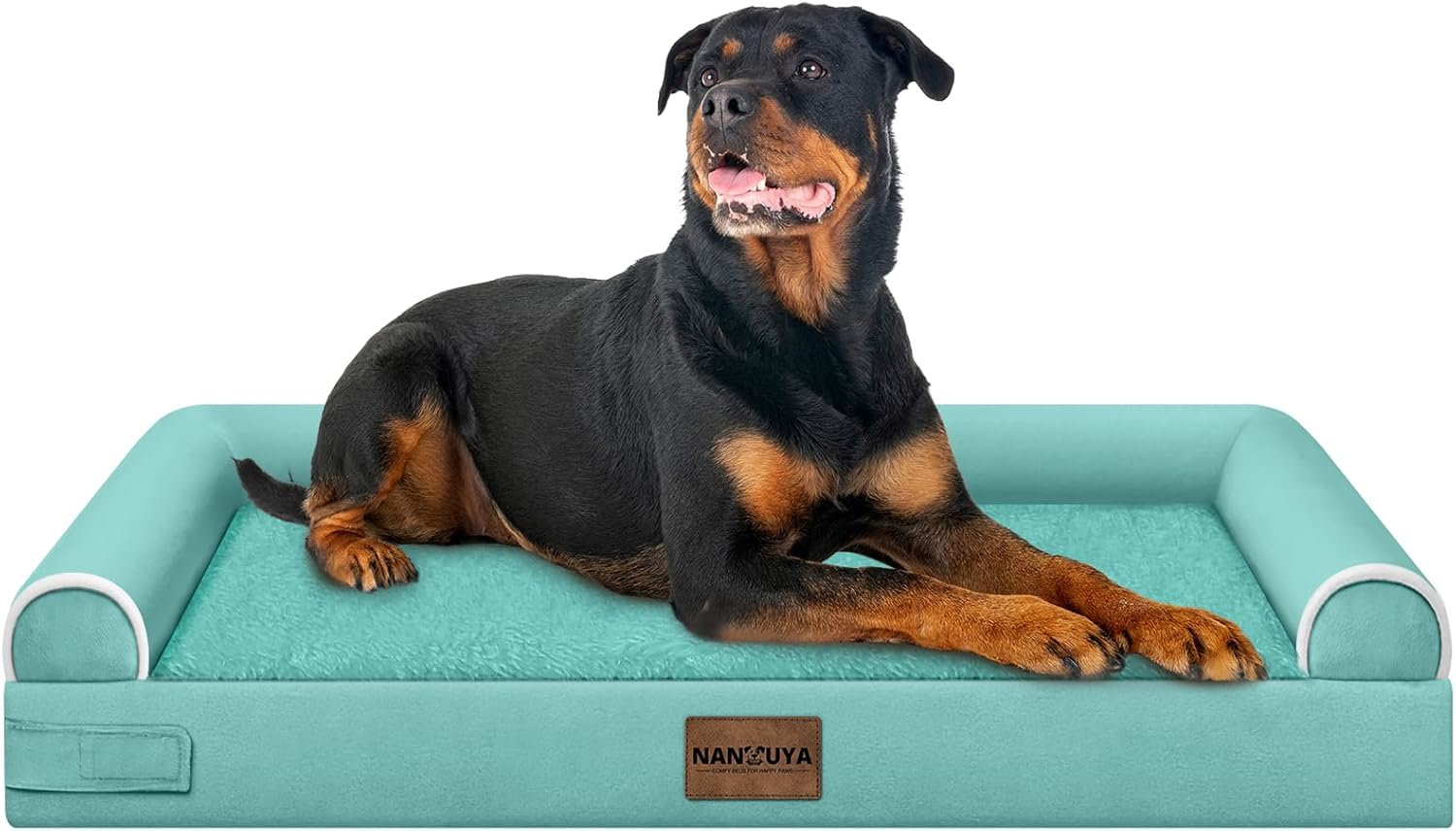Large Dog Bed Orthopedic Washable: Beds Bolster XL Bed Large Big Dogs Memory Foam Couch Sofa Waterproof with Removable Cover