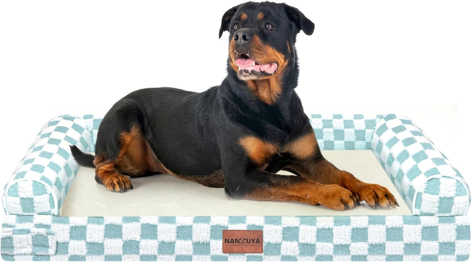 Large Dog Bed Orthopedic Washable: Beds Bolster XL Bed Large Big Dogs Memory Foam Couch Sofa Waterproof with Removable Cover