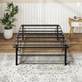 Full Size Folding Bed Frame, Heavy Duty Full Metal Platform with 14" Underbed Storage, Easy Tool-Free Assembly, No Box Spring Needed